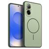 Однотонный матовый чехол из ТПУ для realme C67 Декоративная крышка с принтом кольца в стиле MagSafe