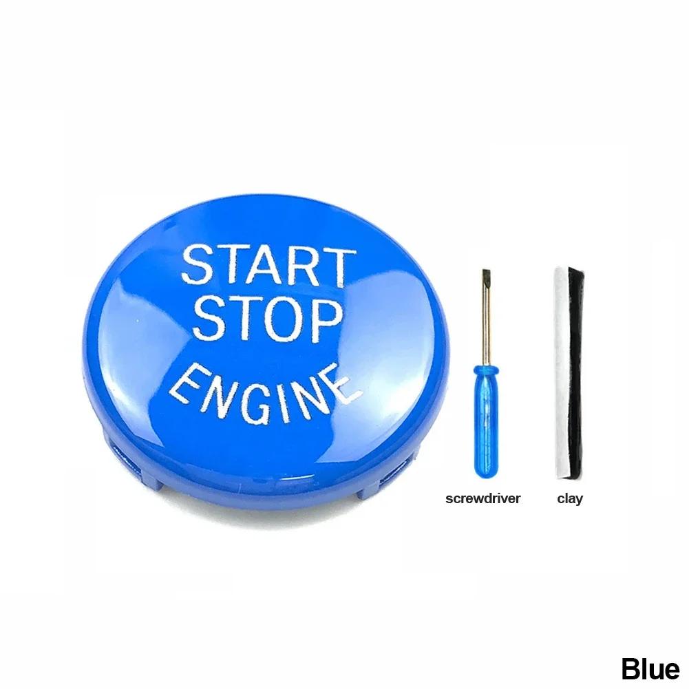 Car Engine Start Stop Switch Button Replace Cover for BMW 1/3/5 Series E87 E90/E91/E92/E93 E60 X1 E84 X3 E83 X5 E70 X6 E7