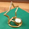 Star Candle Holder Metal Gold Christmas Tealight Candle Stand