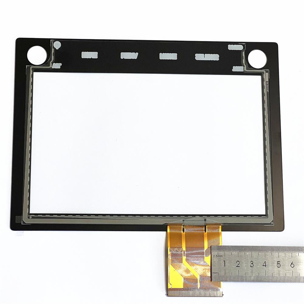 8" Touch Screen Glass Digitizer 2 Knobs 80Pins For Mitsubishi Outlander 8740a076