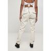 Pantalon cargo femme - Urban Classics - Taille haute - Couleur beige - Confort optimal - Poches cargo