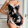 Sleeping Dress Summer Breathable Thin Short Skirt Ladies Home Wear Simulation Silk Slip Sexy Pajamas