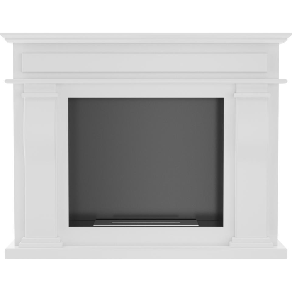 Biofireplace OCTOBER White TÜV - Set