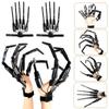 Cosplay Gear Halloween Articulated Finger Skeleton Hands Wearable Long Fingers  Halloween