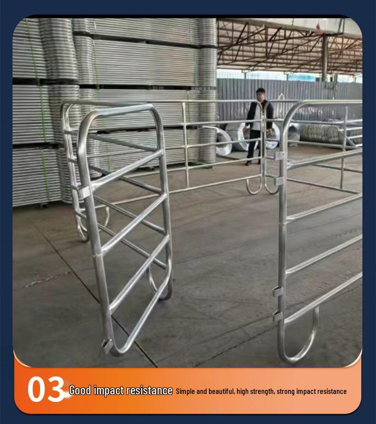 Movable Livestock and Racetrack Fence for Family Farms