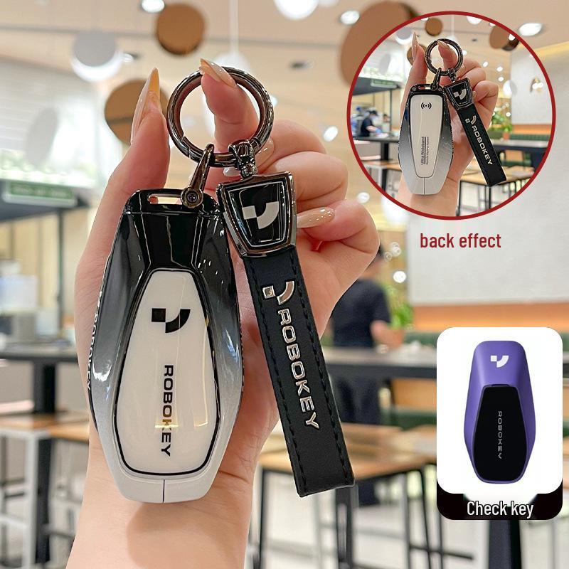 Чехол для ключей Ji Yue 01 2023: Премиальный металлический корпус NFC Автомобильный аксессуар