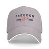 Summer Casual Baseball Cap Freedom Hunting Camping Trucker Hat For Unisex Adult Sun Charlie Kirk Fashion Snapback Cap