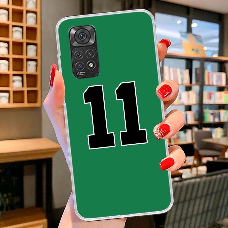 Basketball 23 24 8 Number Cover Phone Case For Xiaomi Redmi Note 15 14 13 12 11 10 Pro Plus 14S 12S 11S 11T 11E 10S Soft Fundas