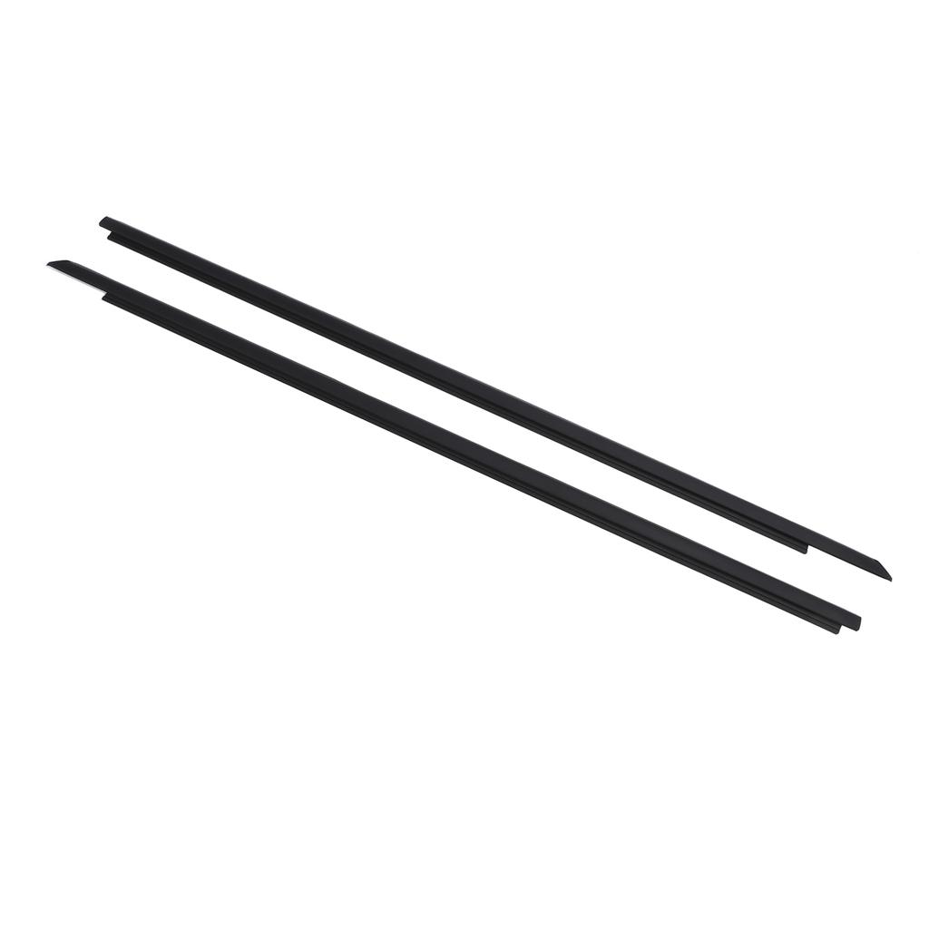 Pair of Car Door Window Weatherstrip 55399123AG Noise Insulation Window Sealing Strip Moulding Trim Black