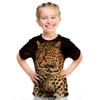 Summer Children Space Galaxy 3D T Shirt Angel Animal Lion Tiger Wolf Leopard Printed Boys Girls T-shirt Kids Fashion Tshirt Tops