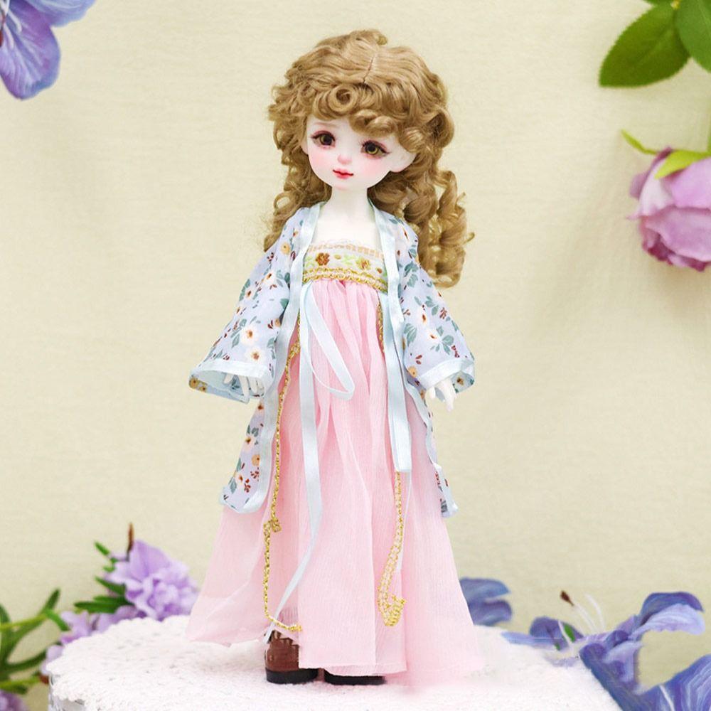 DIY 1/6 BJD Doll Clothing Handmade Doll Dress Casual Chinese Hanfu  (No Dolls and Shoes)