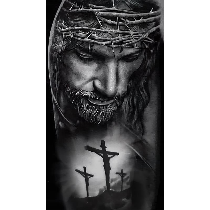Crown of Thorns Jesus Poster Home Decor Hd Printed Pictures Wall Christ Canvas Painting God Picture for Living Room