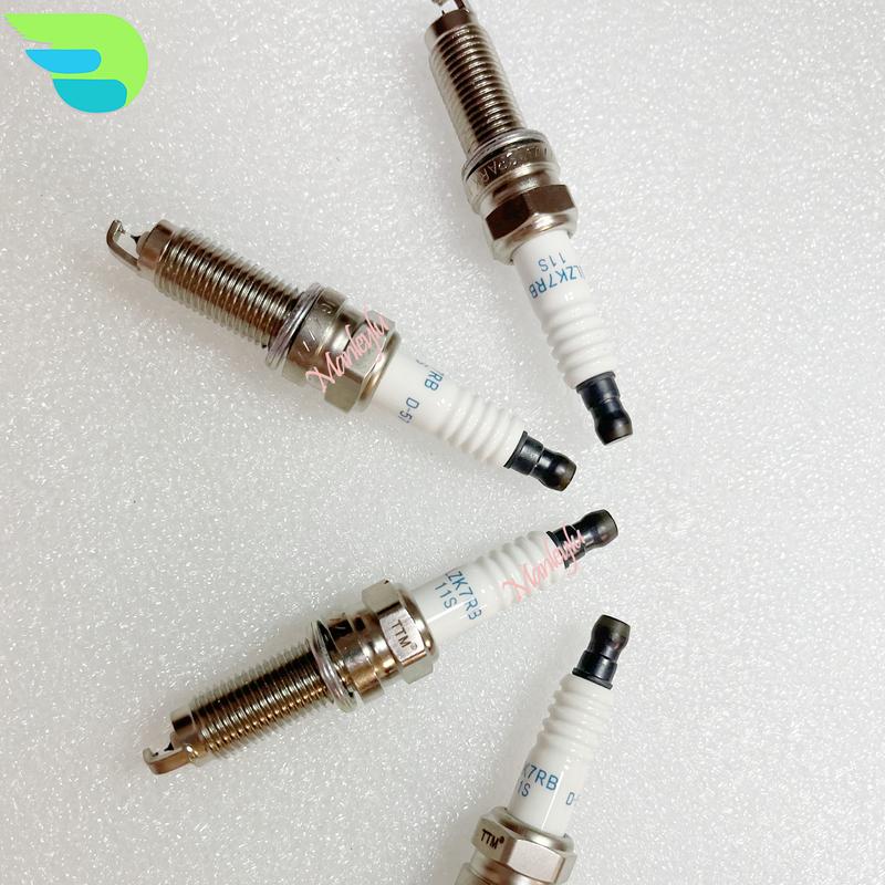 4PCS Double Iridium Spark Plug Torch YL8RTIP Replace for FORD CM5G12405CE 2207424 H6BG12405AA 1770305 1802090 DS7G12405BA