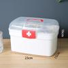 Portable Medicine Storage Box Large Capacity Medicine Kit Family Hand First Aid Chest Simple Travel Emergency Box