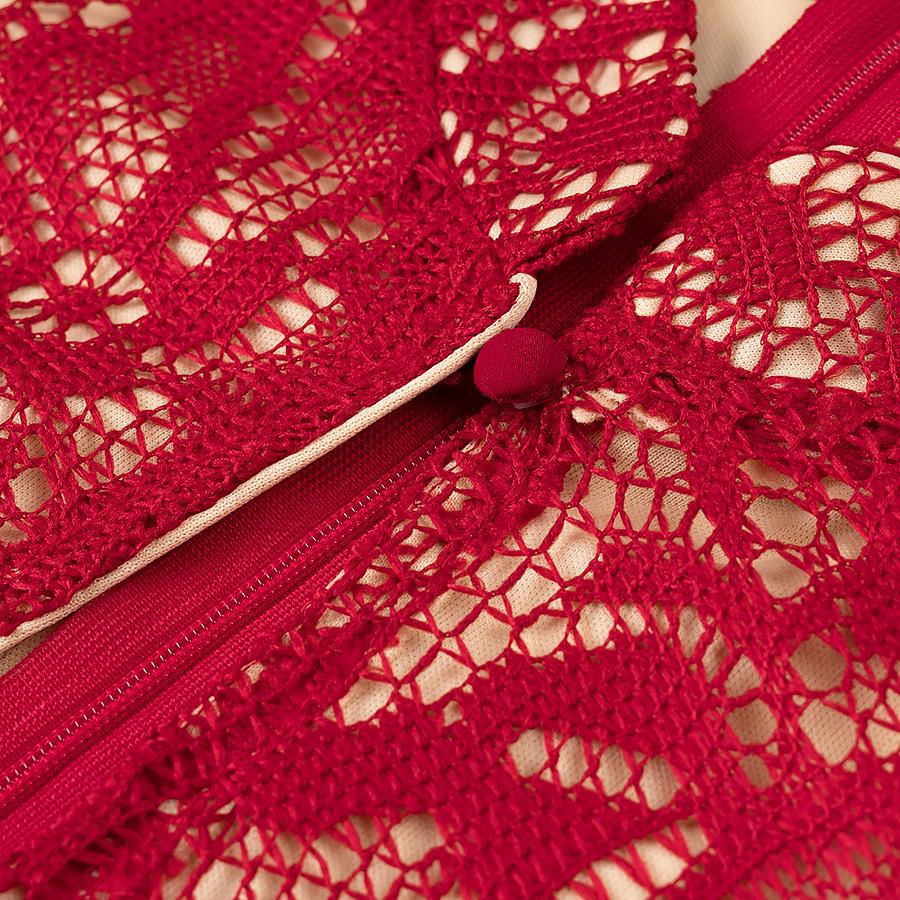 Европейское и американское сексуальное женское платье ципао с длинным рукавом, кружевное, с вырезами, приталенное