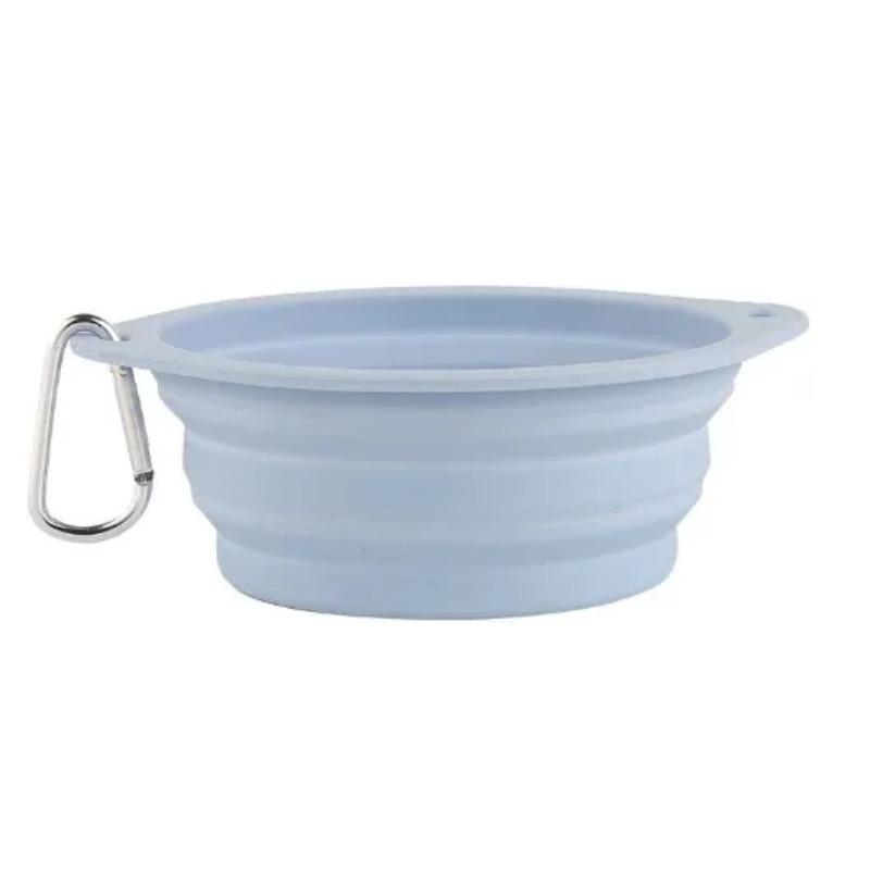 350ML Pet Folding Silicone Bowl Collapsible Dog Food Bowl Water Outdoor Pet Travel Bowl Portable Puppy Food Container Feeder