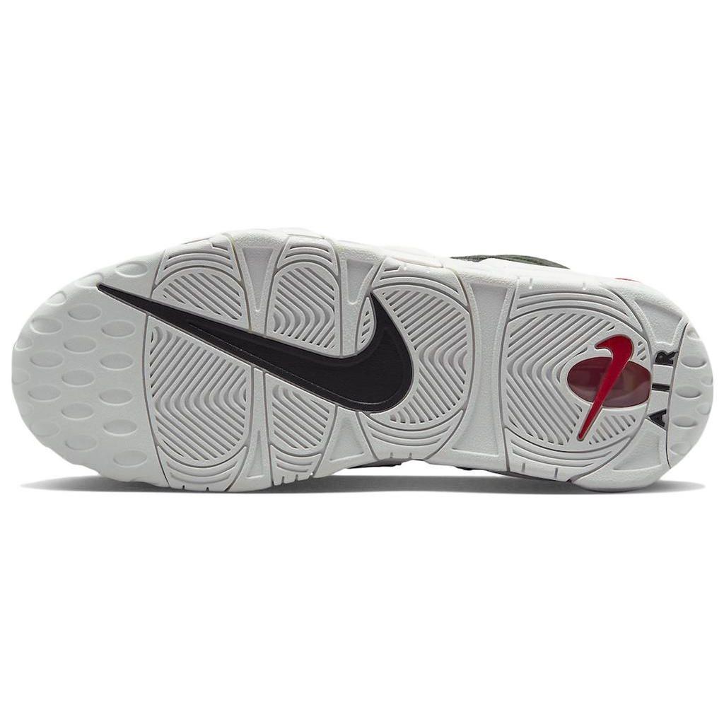 Nike Кроссовки унисекс Air More Uptempo Tunnel Walk Разноцветные Summit-White University-Red DZ4838-100