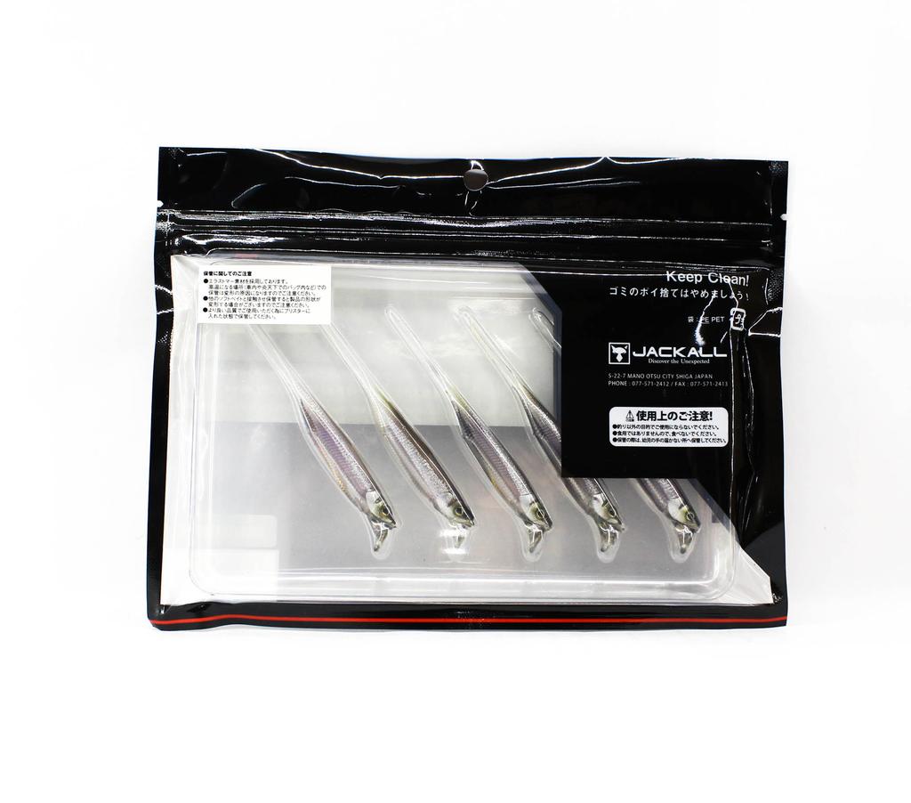 Jackall Soft Lure Drift Fry Elastomer 3 Inch Super Clear Wakasagi (1775)