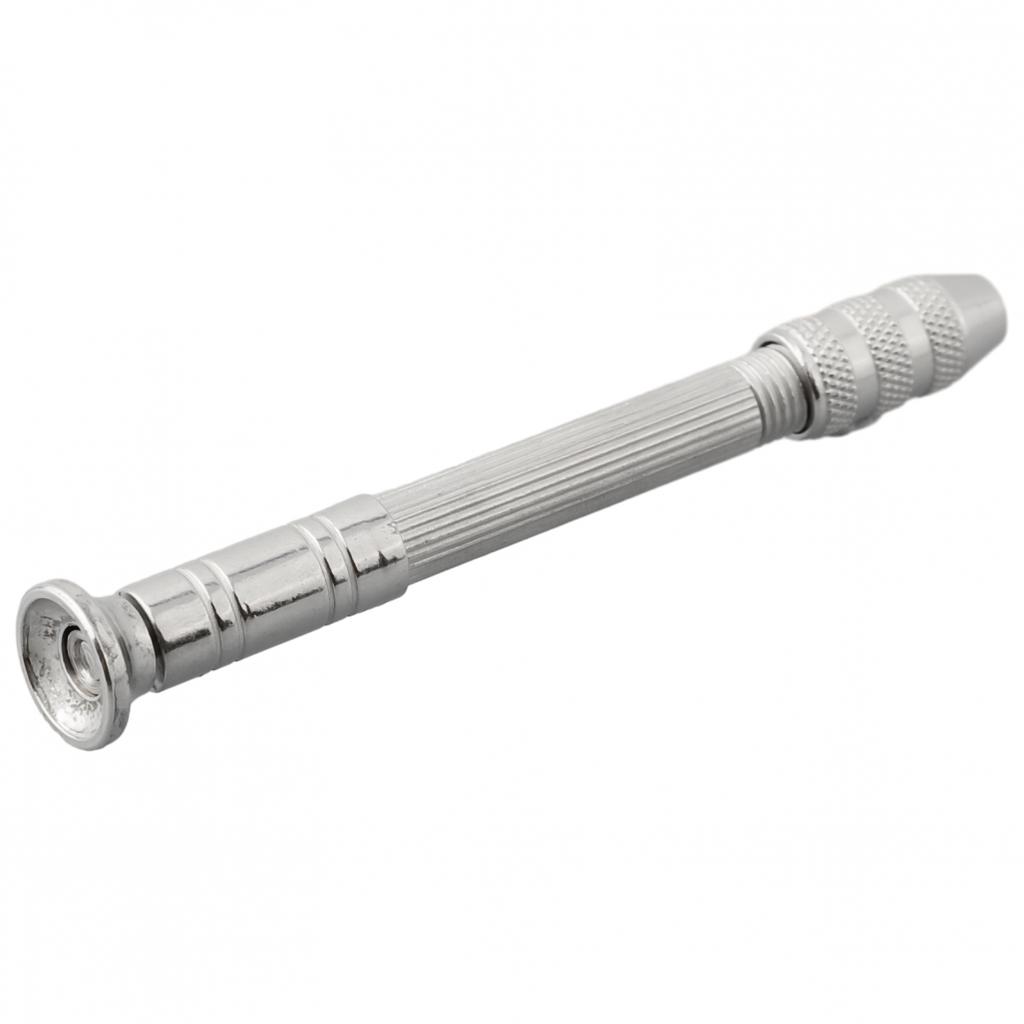 Ручная дрель серебряная 1 шт/11 шт 89*14 мм алюминиевый сплав алмаз