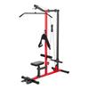 LAT Pull Down Machine, 3-in-1 Row Cable Machine, Cable Machines Home Gym with 3-Level Adjustable Seat, 4-Level Adjustable Foam Roller, Load 181kg Lat