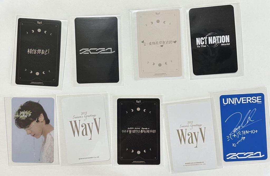 [USED] WayV Ten Trading Cards Bulk Sale