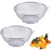 Rice Washing Mesh Colander Stainless Steel Fruit Sink Colander Mesh Kitchen Strainer  Cooking Tools