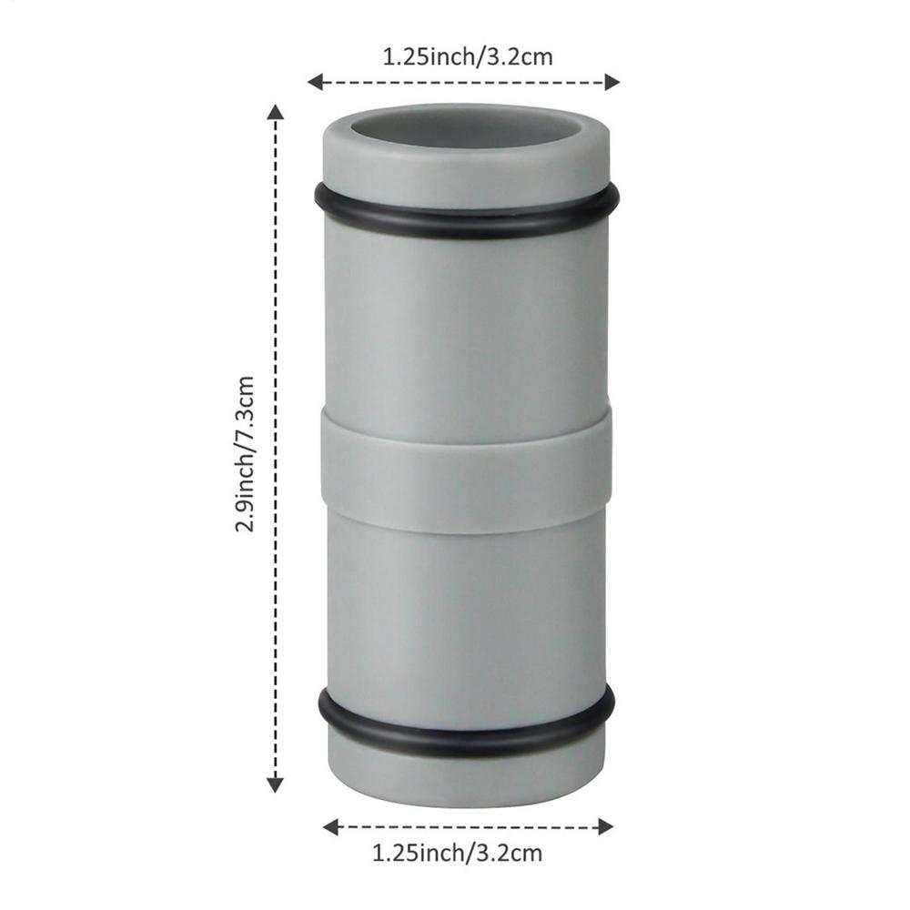Соединитель для шланга бассейна, двухсторонний соединитель для шланга диаметром 32 мм с резиновым уплотнительным кольцом для наземного бассейна.
