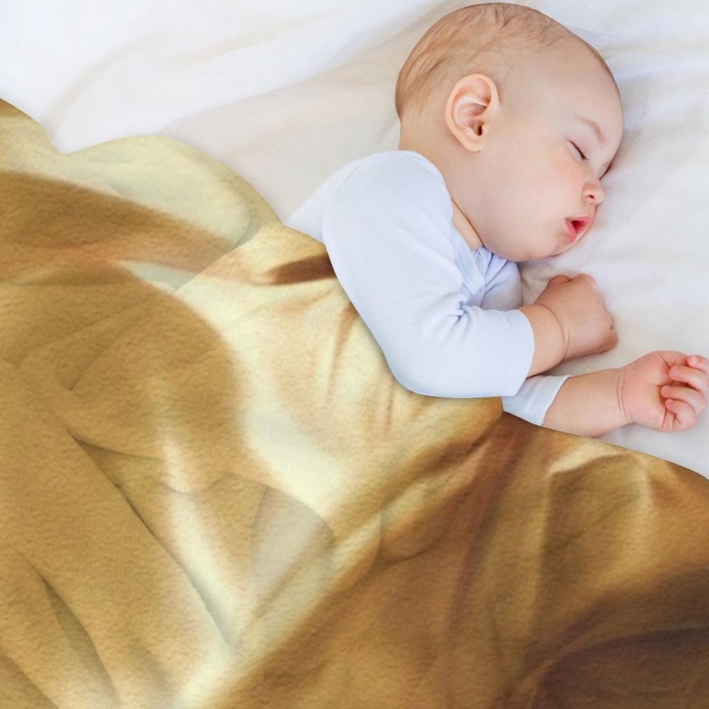 Бледно-золотой шелковый сатин Серия 6 Плед Мягкие Кровати косплей аниме Гигантский Диван для дивана Одеяла