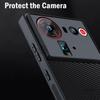 Противоударный чехол Funda для Nubia Z80 Ultra Z70 Z60 Ultra Чехол Текстура углеволокна Защита из искусственной кожи Чехол для телефона Capa