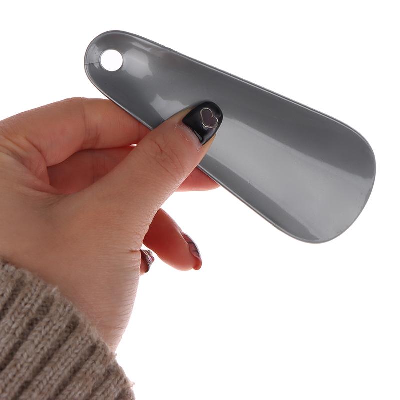 Портативный мини-профессиональный рожок для обуви, прочный 11 см, пластиковая ложка, помощник для ленивой обуви, гибкий подъемник для обуви