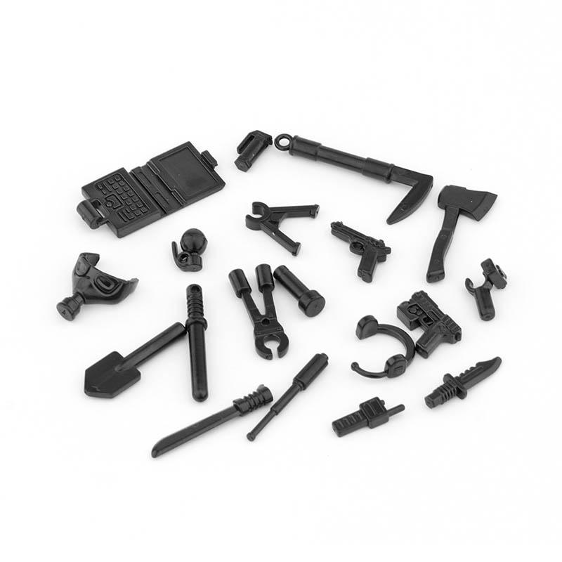 Военная Модель Бронированный Автомобиль SWAT Машина Оружие Армейский Солдат Полиция Бандит Пулемет Строительные Блоки Фигурка Кирпичные Игрушки