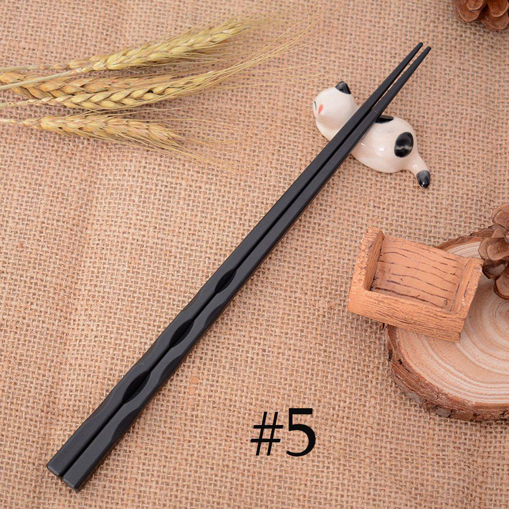 1 пара китайских портативных нескользящих палочек для суши из сплава