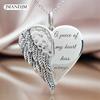 Ожерелье с надписью «крыло ангела» от Youfan, в моем сердце есть пара подвесок в виде крыльев ангела