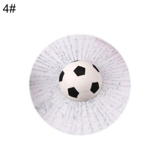 Funny 3D Tennis Ball Basketball Football Hit Window Crack Car Sticker Decoration