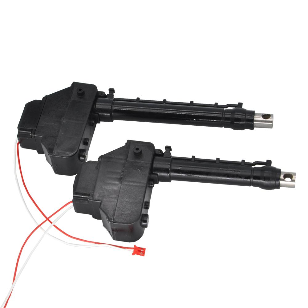 Huina 1580 1593 1594 Metal Push Rod with Gearbox 2S 7.4V for Bucket and Small Arm 1/14 RC Metal Excavator Model Putter Parts