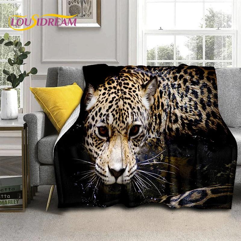 Animal Cartoon Leopard Cheetah Beast Fashion Blanket,Soft Throw Fashion Blanket for Home Bedroom Bed Sofa Picnic Travel Office Cover Fashion