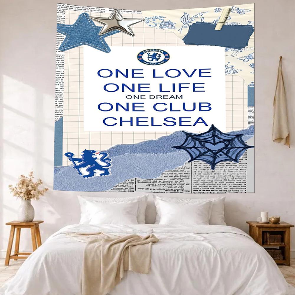 Chelsea Wall Decor Tapestry Art For Pet Memorial Birthdaywedding Party Backdrop Family Gift