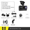 4K Black Box Car Camera with WIFI UHD 2160P Dash Cam CAR DVR Vechile Vidoe Recorder  Dash Camera