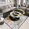 Скандинавские геометрические ковры большой площади для украшения гостиной, современные роскошные ковры для диванного столика, коврик для спальни с противоскользящим покрытием, моющийся