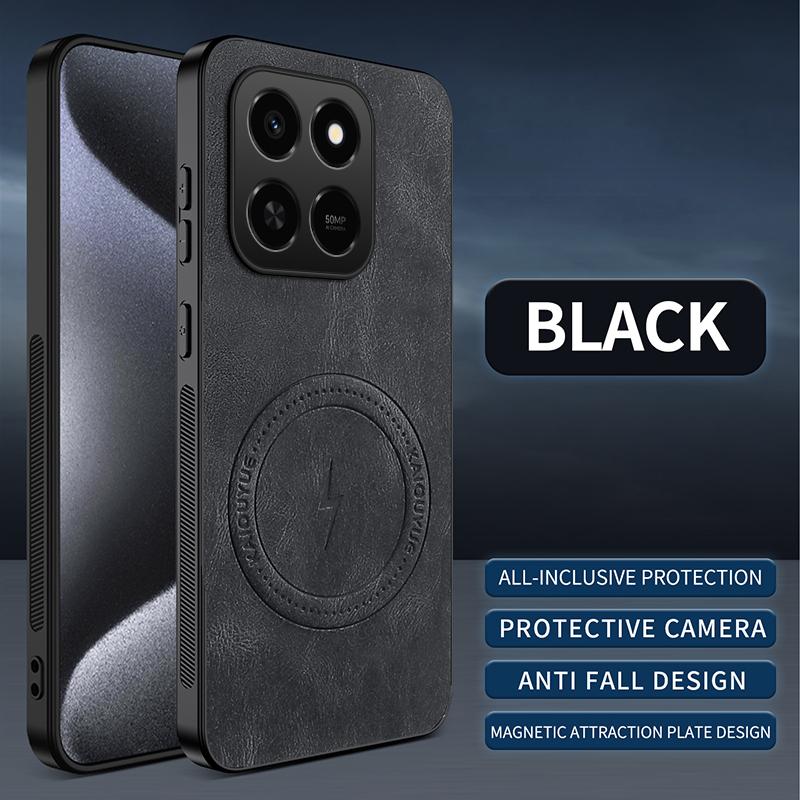 Чехол для Honor 400 Smart 5G для Magsafe, роскошная магнитная матовая крышка из овечьей кожи для Honor400 Smart X7d 4G, противоударный бампер