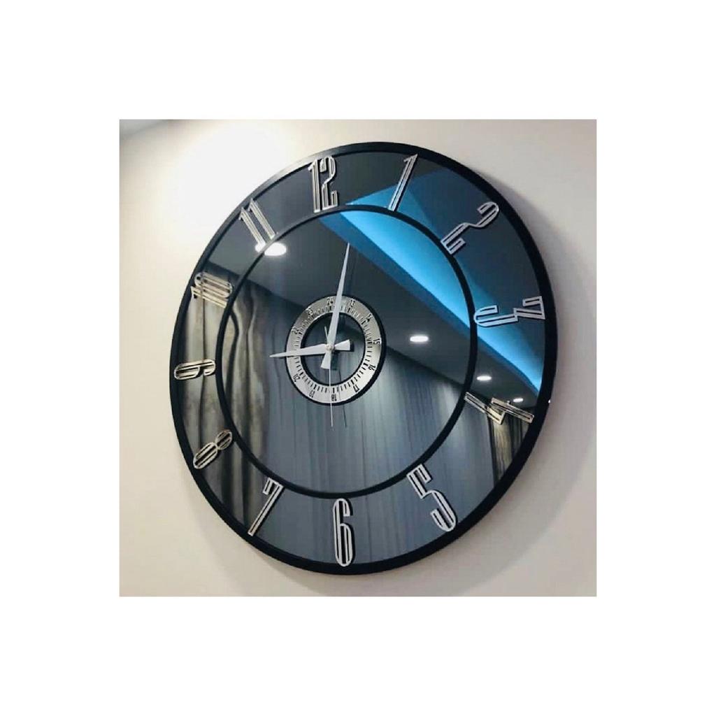 Decorative Wall Clock With Real Mirror (40cm)