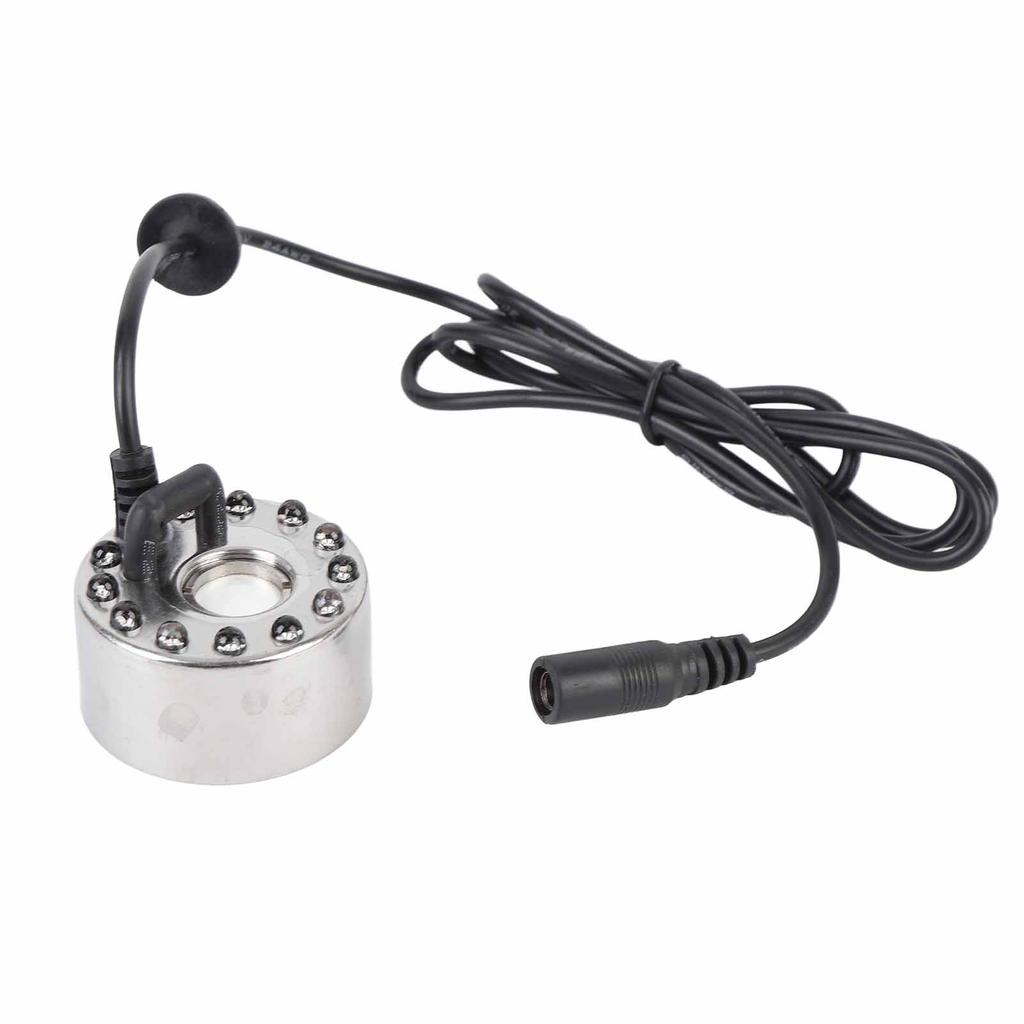Mist Maker Fogger цинковый сплав 12 светодиодов изменение цвета тумана распылитель увлажнитель для фонтана пруд