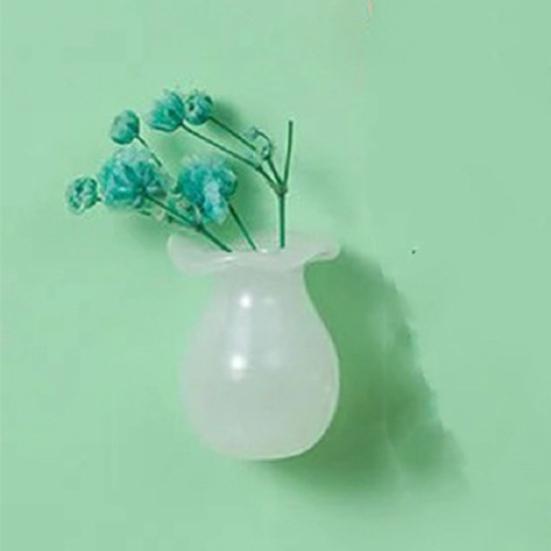 Мини стеклянная ваза магнит на холодильник домашний офис кухонный шкафчик холодильник 3D миниатюрная ваза для цветов магнитное украшение орнамент
