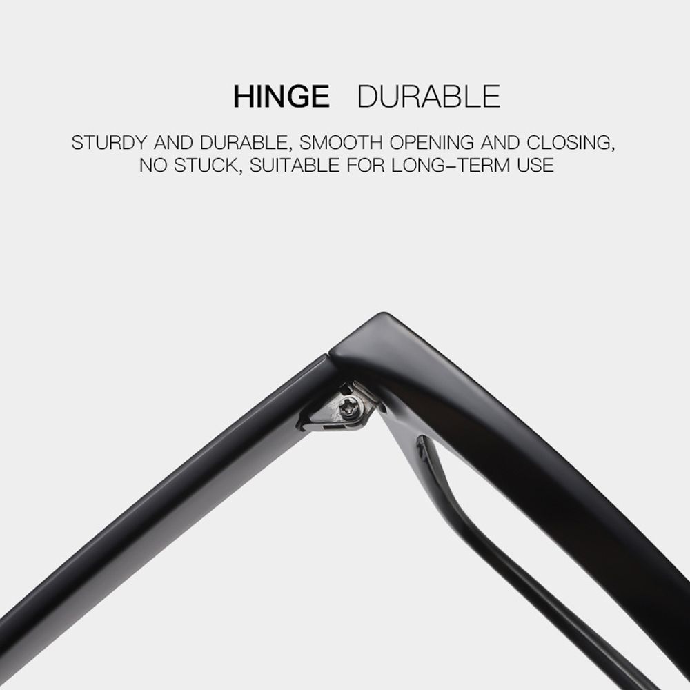 Diopter +1.0~+4.0 High-definition Portable Reading Glasses Oversized Presbyopia Eyeglasses Large Frame