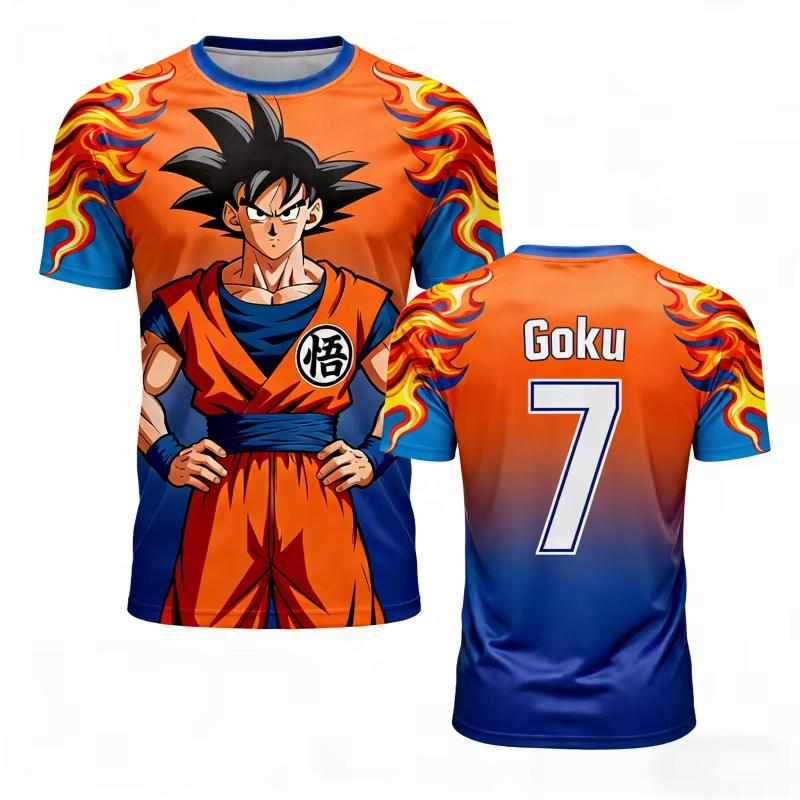 Dragon Ball Z 2026 Гоку Мужские Аниме Футболки Детская Одежда Короткий Рукав