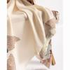 Floral Print Imitation Cashmere Scarf New Retro Elegant Warm Shawl Light Luxury Style Versatile Neck Protection And Cold Prevention Scarf