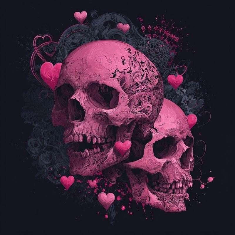 Полная Алмазная Живопись Квадратными Алмазами Розовый Череп 5D DIY Алмазное Искусство Мозаика Вышивка Крестом Хэллоуин Рукоделие H