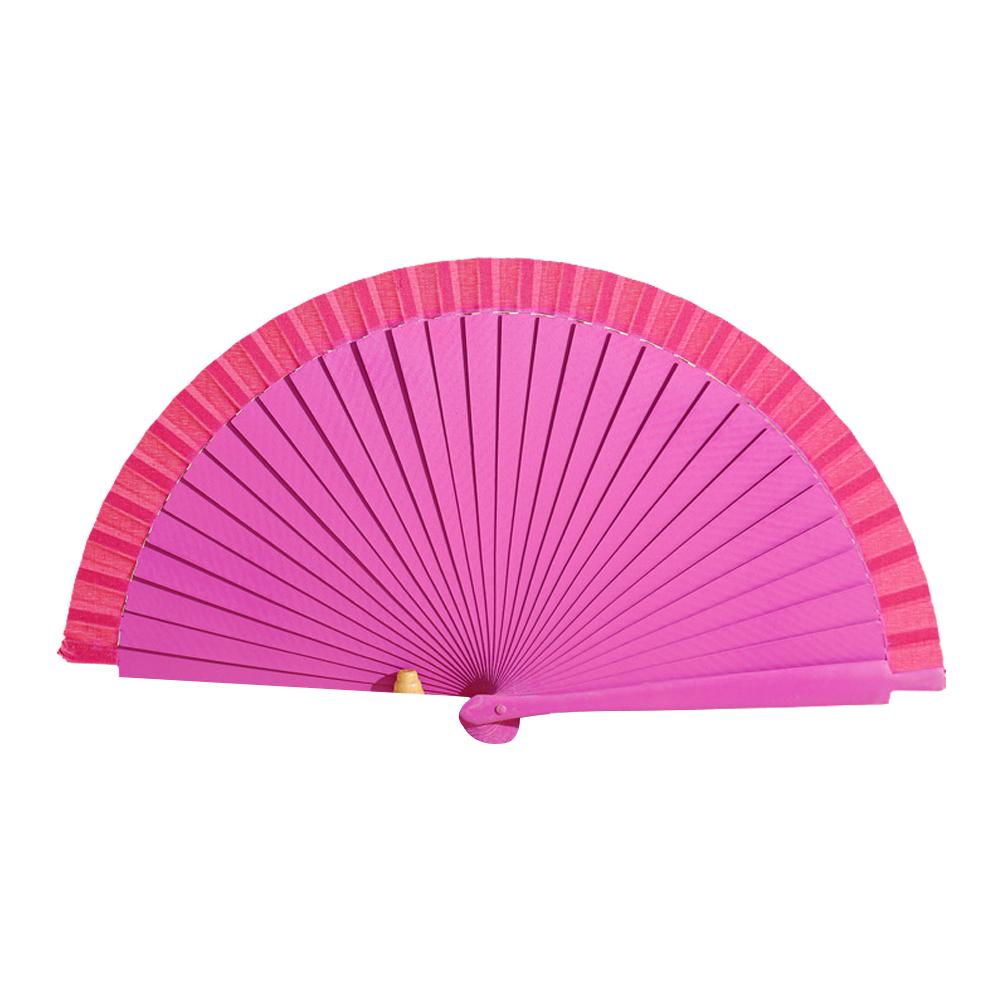 Vintage Chinese Style Hand Held Folding Fan Pure Color Home Performance Props Wedding Crafts Wood Party Custom Fan Decor Da B0T5