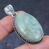 Аквамарин драгоценный камень ручной работы из стерлингового серебра 925 пробы подарочный ювелирный кулон 2.21" P8J60