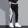 Spring Autumn Male Loose Fitting Leggings Men's Sports Pants Patchwork Running Training Casual Pants Fashion Outfit Trousers